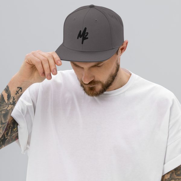 Casquette Snapback Brodé MZ Black – Image 3
