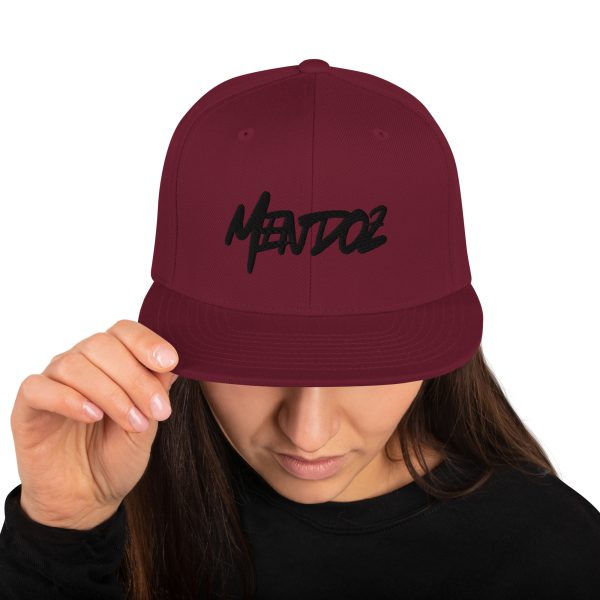 Casquette Snapback Brodé Mendoz black