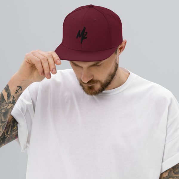 Casquette Snapback Brodé MZ Black