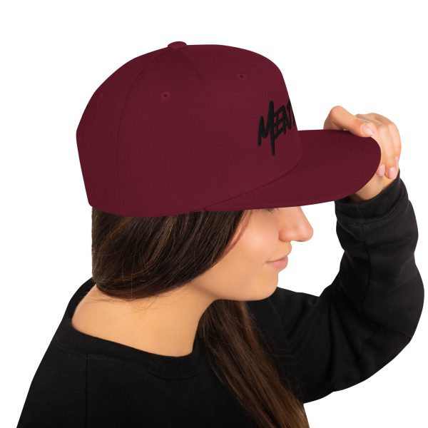 Casquette Snapback Brodé Mendoz black – Image 4