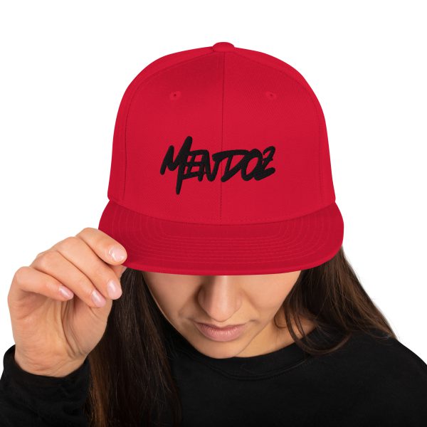 Casquette Snapback Brodé Mendoz black – Image 9