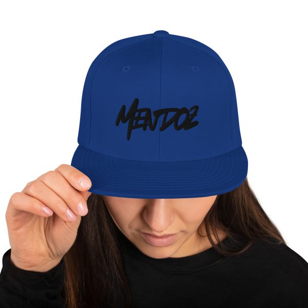 Casquette Snapback Brodé Mendoz black – Image 5