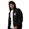 Sweat à capuche épais unisexe à fermeture éclair white – Image 15