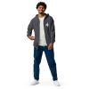 Sweat à capuche épais unisexe à fermeture éclair white – Image 19