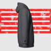 Sweat à capuche épais unisexe à fermeture éclair Brodé Mendoz black – Image 8