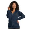 Sweat à capuche épais unisexe à fermeture éclair black – Image 14
