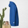 Sweat à capuche épais unisexe à fermeture éclair Brodé Mendoz white – Image 11