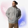 Sweat à Capuche Unisexe Brodé Mendoz black – Image 3