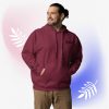 Sweat à Capuche Unisexe Brodé Mendoz black – Image 14