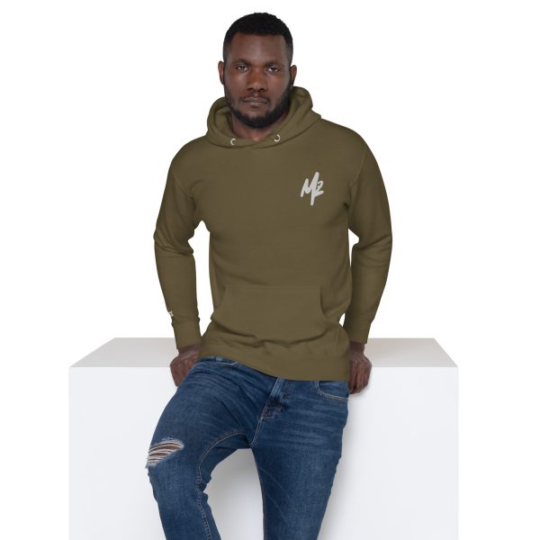 Sweat à Capuche Unisexe Brodé MZ white – Image 22