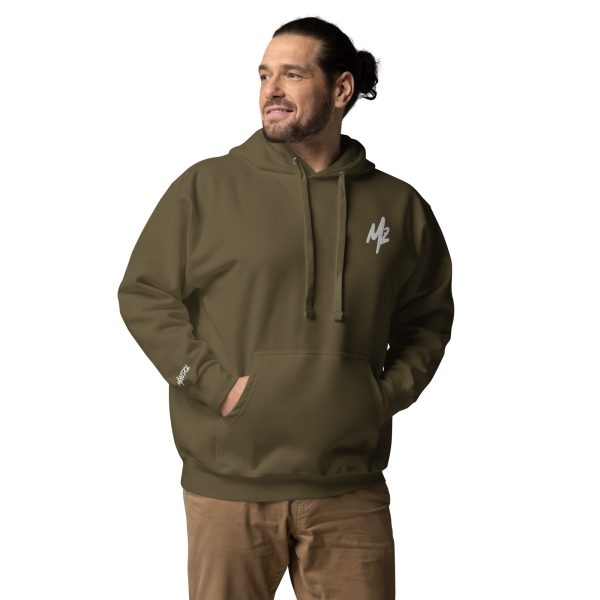 Sweat à Capuche Unisexe Brodé MZ white – Image 81