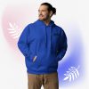 Sweat à Capuche Unisexe Brodé Mendoz black – Image 10
